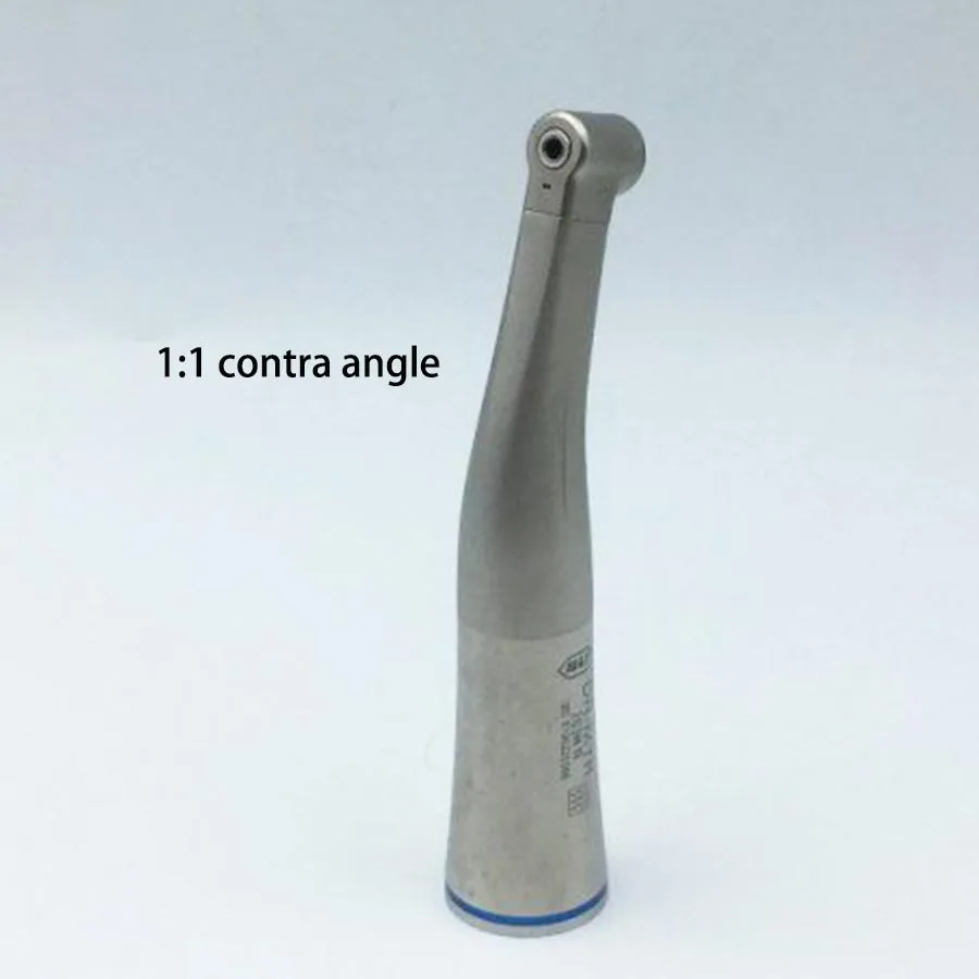 contra angle Стоматологическая волоконно-оптический светодиодный 1:1 1:5 20:1 с косым углом медленно низкоскоростной наконечник с косым углом электрический двигатель с использованием с косым углом с головкой - Цвет: contra angle