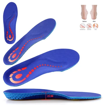 

Plantar Fasciitis Low Arch Support Orthopedic Insoles to Relieve Flat Foot Heel Bone Tibial Tendinitis Back Pain Jogging Shock-A
