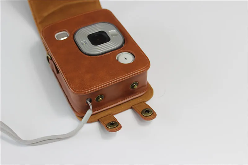 Портативный PU кожаный чехол сумка для камеры Fuji Instax Mini LiPlay фотография Поляроида чехол с плечевым ремнем