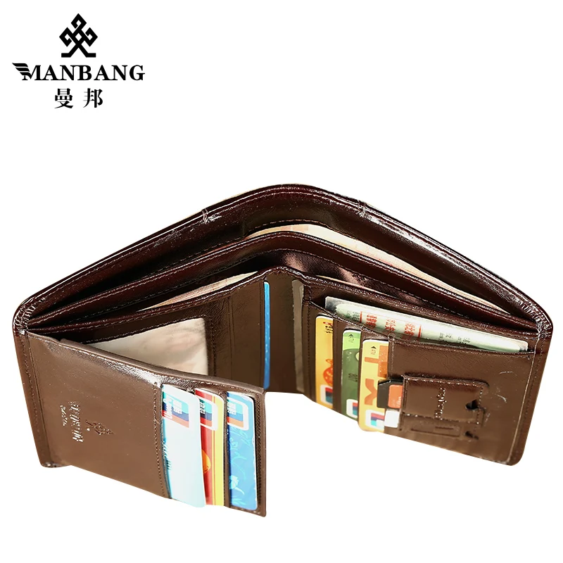 ManBang Classic Style Leather Wallets 5