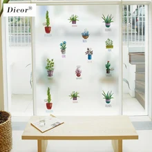 DICOR стеклянная пленка витражная статическая пленка для окна матовая непрозрачная стеклянная наклейка домашний декор цифровая печать наклейка BLT141