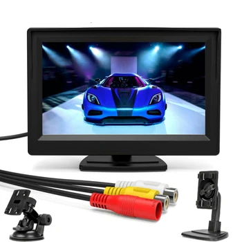 

LCD Rear View Backup Monitor+Wireless Parking Night Vision Camera Parts Set Kit
