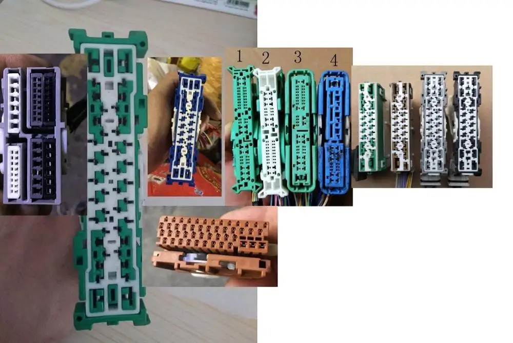 

2pcs for The fuse box wiring harness plug BCM control plug SRX/EXT/XLR/ATS - L/endears/CT6 / EXT/XT5 / indoor fuse box plug USED