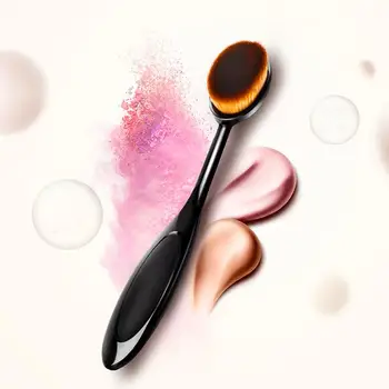 

Soft Makeup Brushes for Foundation Powder Blush Eyebrow Eyeshadow Blending Make Up Brush Toothbrush Oval Cosmetic Make Up Tool