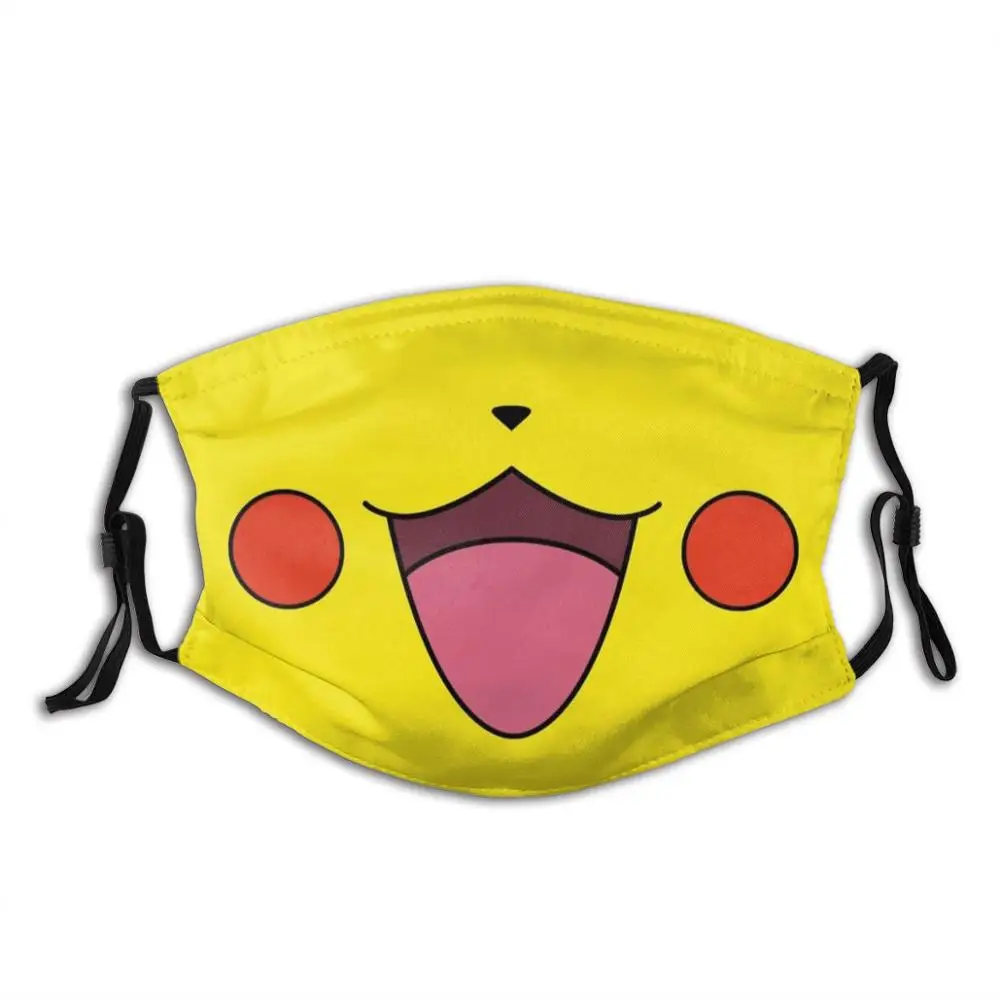

Pikapika модные маски, милая забавная маска юмора, аниме, мультяшный монстр, карманный Электрический игровой геймер, Детские комиксы