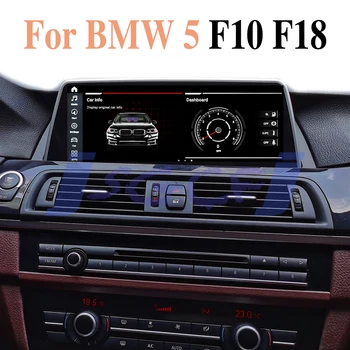شراء لسيارة BMW 5 F10 F18 528 530 520 550 M5 CIC NBT Id5v ستيريو صوت 4G SIM ملاحة نظام تحديد المواقع راديو نافي كاربلاي 360 BirdView