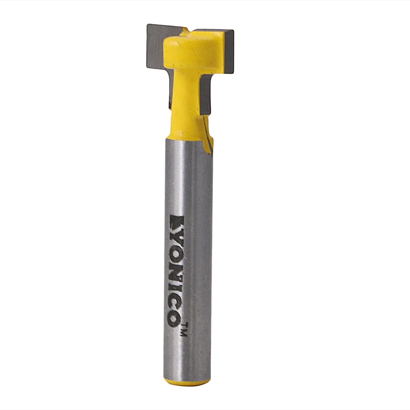 

Drop Shipping 1/4'' Shank 1/2'' T-Slot Cutter Steel Handle Milling Router Bit For Woodworking