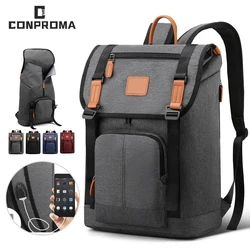 Sac à main étanche pour ordinateur portable 15.6 pouces, sacoche de voyage multifonction Simple Huawei Lenovo Air Pro Xiaomi, sac à dos avec fonction de chargement 