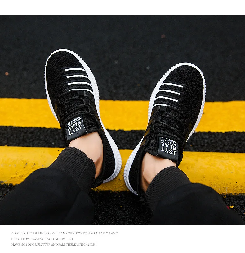 Spring And Summer-MEN'S SHOES 4D Breathable Fly Woven Coconut Shoes Athletic Shoes Lightweight Foot Covering Mesh Casual Sh