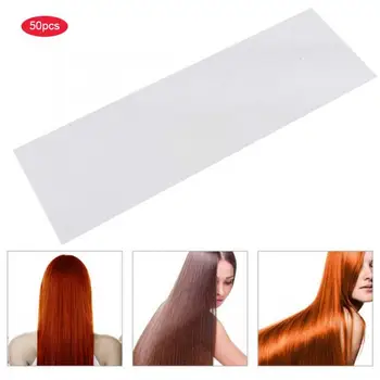 

Permanent Hair Dye 50Pcs/Set Professional Reusable Hair Dye Paper Dyeing Color Highlights Paper Hair Salon Hair Color