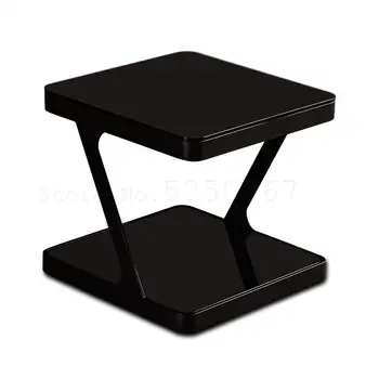 

Simple tempered glass coffee table creative living room small coffee table side sofa small side table side cabinet