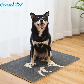 

Ouneed Pet Beds cartoon print Breathable dogs & cats Pad Nest Soft Warm Sleep Mat puppy Bed legowisko dla psa drop ship 2020 new