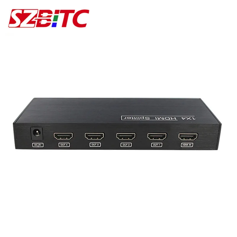 SZBITC 4K HDMI сплиттер 1X4 1x8 1X9 1X12 1X16 ретранслятор усилитель 1 4 v 3D видео распределитель