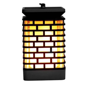 

Solar Powered Flame Light Hook Hanging LED IP65 Waterproof Lantern for Outdoor Camping Walkway Path Lamp JA5