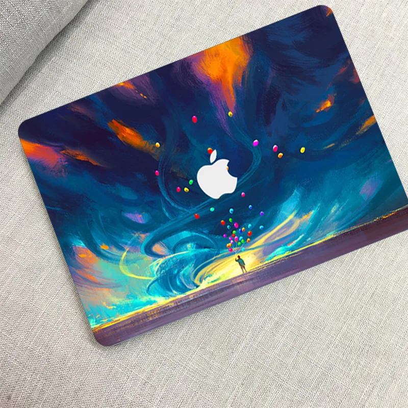Чехол с принтом для macbook Pro 13 2020 A225 A2289 A2338 M1 Retina air 3 15 16 Touch bar 2019 A2159 A2179 A1932 Жесткий