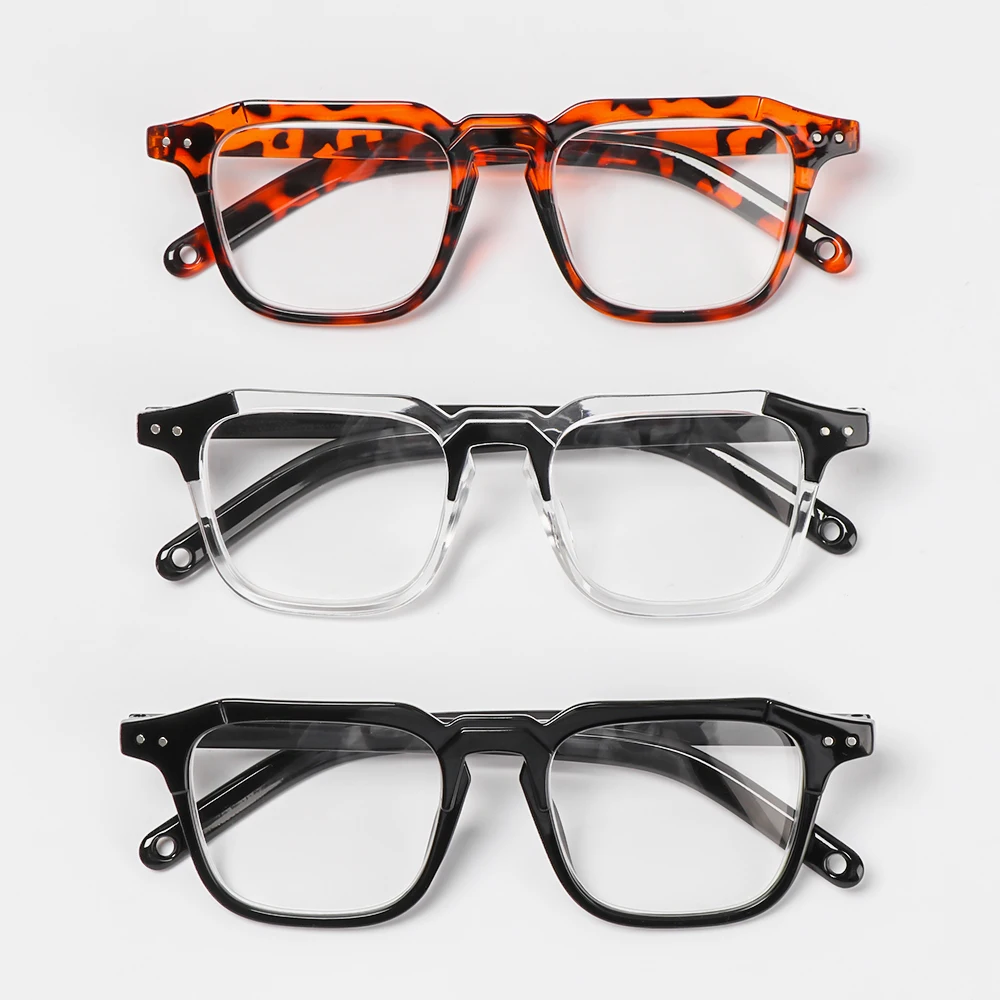 

Anti Blue Light Blocking Square Frames Clear Lens Computer Eyeglasses Fashion Unisex Classic UV400 Myopia Vintage Eyeglasses