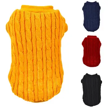 

Pet Dog Sweaters Winter Pet Clothes for Small Dogs Warm Sweater Coat Outfit for Cats Clothes Woolly Soft Dog T Shirt Jacket