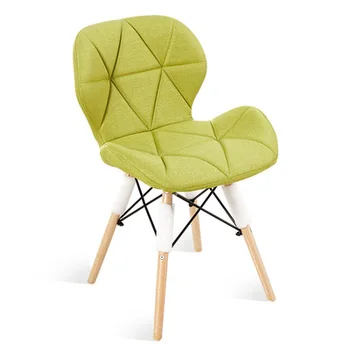 

Modern minimalist dining chair home restaurant chair computer chair solid wood Nordic living room chair