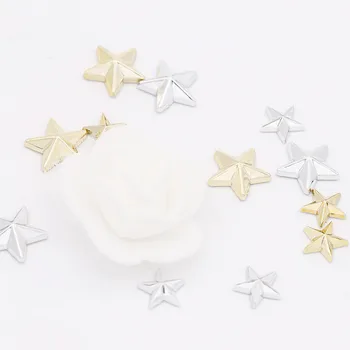 

Gold Rivets Five-Pointed Star Leather Rivets Plating Decorative Rivet Punk Spikes For Bags Diy Crafts Accessories Clothing Studs