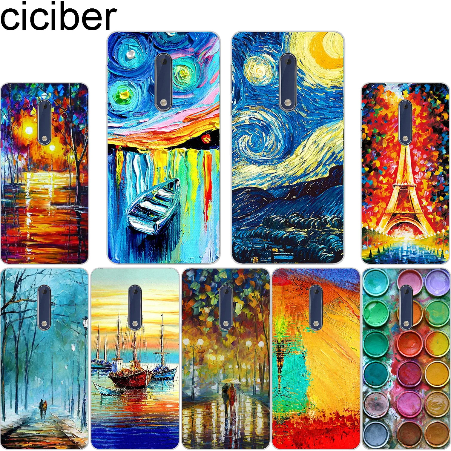 Ciciber чехлы для телефонов Nokia 8 7 1 6 5 3 2 Plus Мягкий Прозрачный ТПУ X7 X6 X5 X3 Sirocco |