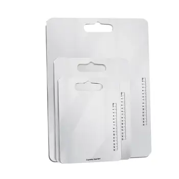

Stainless Steel Cutting Boards Antibacterial Anti-mildew Double Side Scrapbookiing Chopping for for Kitchen 29 x 20cm, 36 x25cm