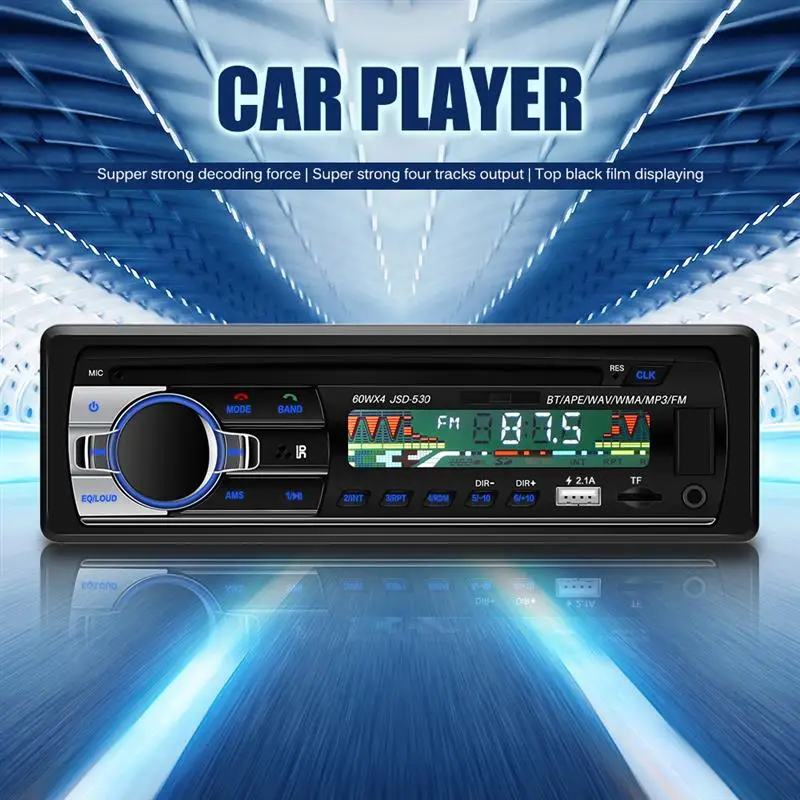 Onever Bluetooth fm-радио Aux автомобильное радио 12 В lcd Автомобильный медиаплеер SD USB MP3 автомобильные Аудио плееры Автомобильная электроника