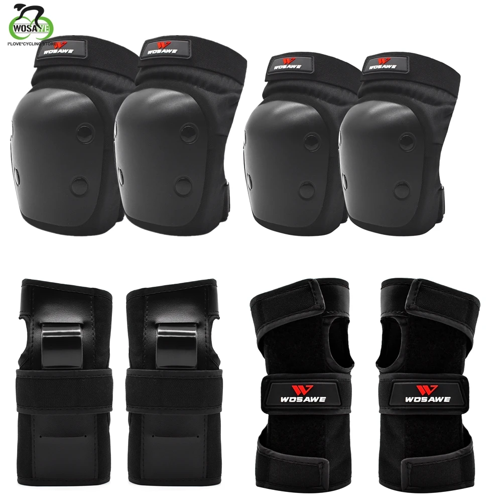 

WOSAWE Children Knee pads Cycling Skateboard Ice Skate Rollerskate Safety Protective Gear knee protector Elbow Pads Wrist Guards