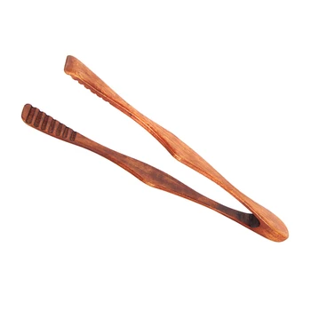 

Kitchen Toast Tongs Food Clip Tea Clip Wooden Toast Tongs Toaster Bacon Cooking BBQ Food Bread Tong Tea Ceremony Cup Clip