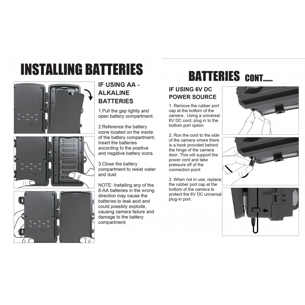 HC801-A 1080P HD 16MP Video Hunting Camera  36 LED IR Trail Cam Trap Night Vision Wild Hunting Camera