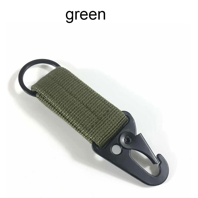

3pcs Nylon Key Hook Webbing Buckle Hanging Belt Carabiner Clip Multifunctional Outdoor Camping Hiking Climbing Equipment Buckles