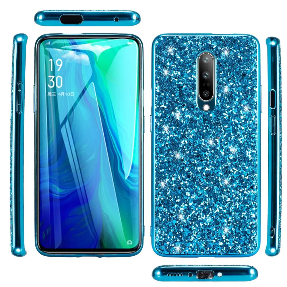 NTSPACE роскошный блестящий чехол для телефона Oneplus 6 6T Блестящий противоударный 7 Pro