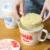 ins style creative instant noodle ceramic Cup bowl with cover bento box Student lunch box instant noodle Bowl soup Bowl set
