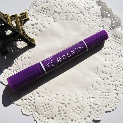 1 шт. 30 цветов Эскиз маркер масляной художественной школы ручка двуглавый товары для рукоделия маркеры для рисования маркеры набор Манга - Цвет: 24-purple