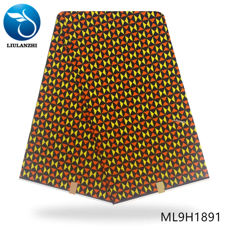 LIULANZHI нигерийская восковая ткань s 6 ярдов/партия Новое поступление Печать восковая ткань для платья Анкара настоящий воск ML9H1870-ML9H1894