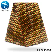 LIULANZHI нигерийская восковая ткань s 6 ярдов/партия Новое поступление Печать восковая ткань для платья Анкара настоящий воск ML9H1870-ML9H1894