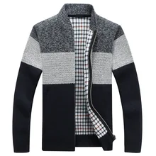 Brand Sweater Men Cardigan Cashmere Wool Sweater Men V-neck Zipper Thick Warm Winter Men Sweater Sueter Hombre Pull Homme M-3XL