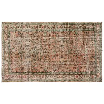 

Handmade Natural Vintage Turkish Area Rug 146x241 Cm-4'9''X7'11''