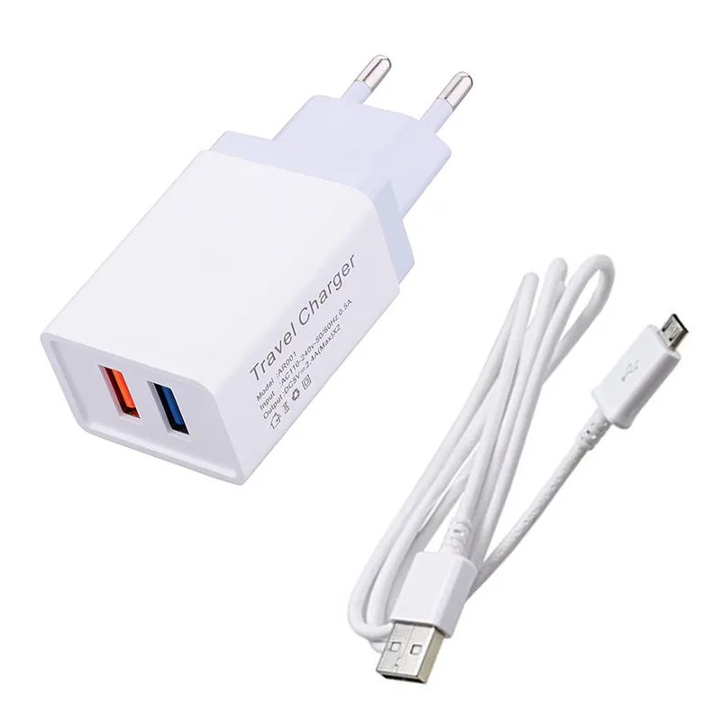 Зарядный кабель Micro USB Тип C для Samsung A10e A40 J7 J4 A7 A6 A5 Xiaomi Mi A3 A2 lite Redmi 7A 6 Note 7 Oppo R15