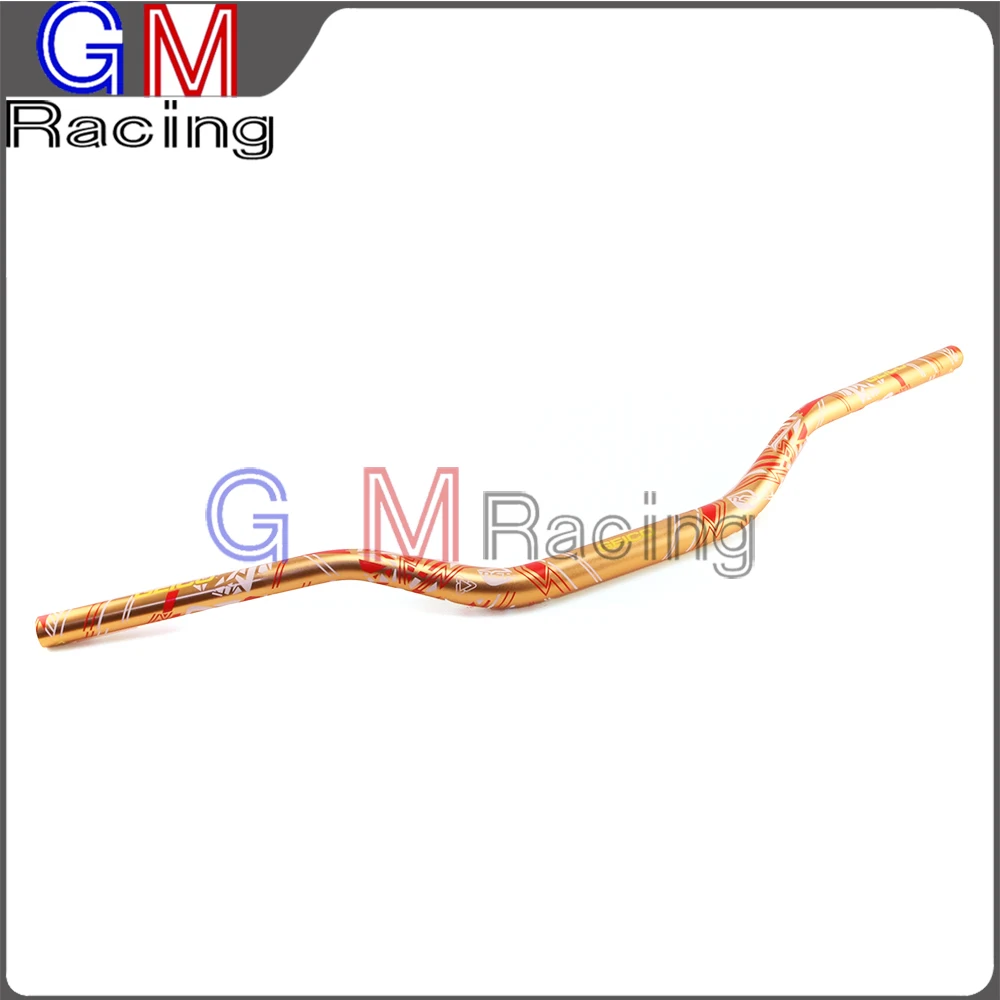11/" FAT BARS 28 мм цветные ручки для HONDA YAMAHA SUZUKI KAWASAKI KTM CRF YZF WR KXF KLX RMZ XC SXF EXC - Цвет: Gold