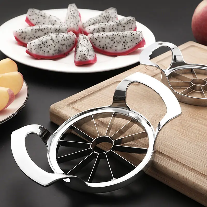 Kitchen Gadgets Stainless Steel Apple Cutter Slicer Vegetable Fruit Tools Kitchen Accessories Apple Easy Cut Slicer Cutter