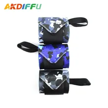 Спортивные принадлежности Лидер продаж нейлоновые напульсники камуфляжной расцветки для тяжелой атлетики баскетбольный бустер в полоску защита на запястье M