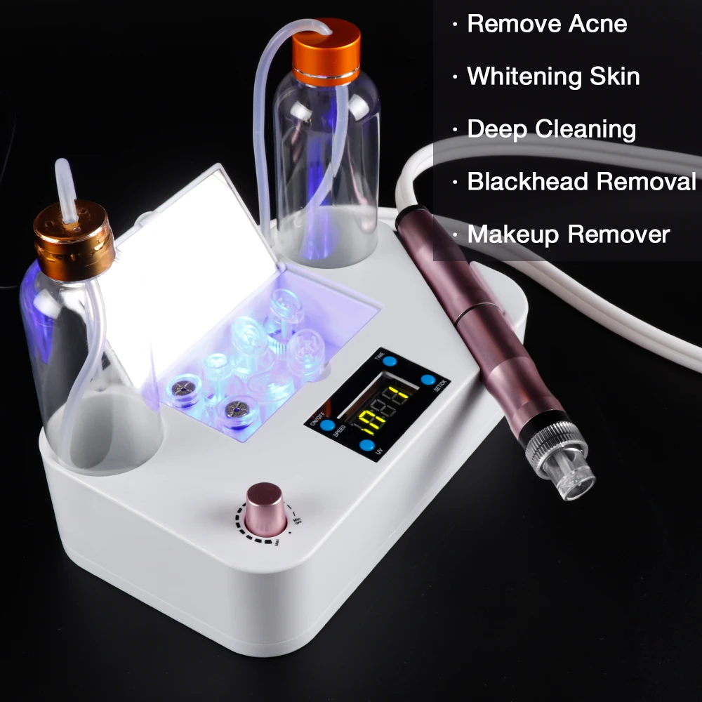Small Bubbles Beauty Device Suction Blackhead Removal Vacuum Moisturizing Micro Bubble Oxygen Spray Injection Skin Care Tools