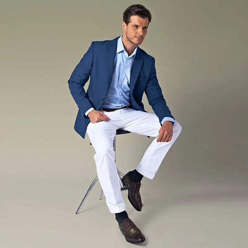designer blue coat
