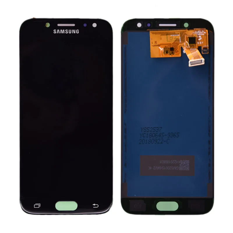 Продажа J530 lcd для samsung Galaxy J5 pro 2017 J530Y J530F lcd дисплей кодирующий преобразователь сенсорного экрана в сборе можно регулировать яркость