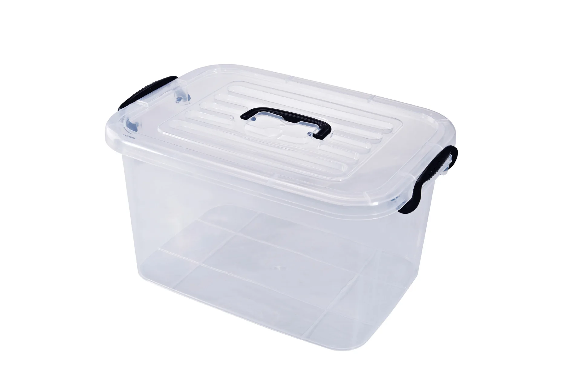 Chaocheng Manufacturers Direct Selling Us Home Storage Box 6L-18L Transparent Solid Color Plastic Box Northern European-Style Co