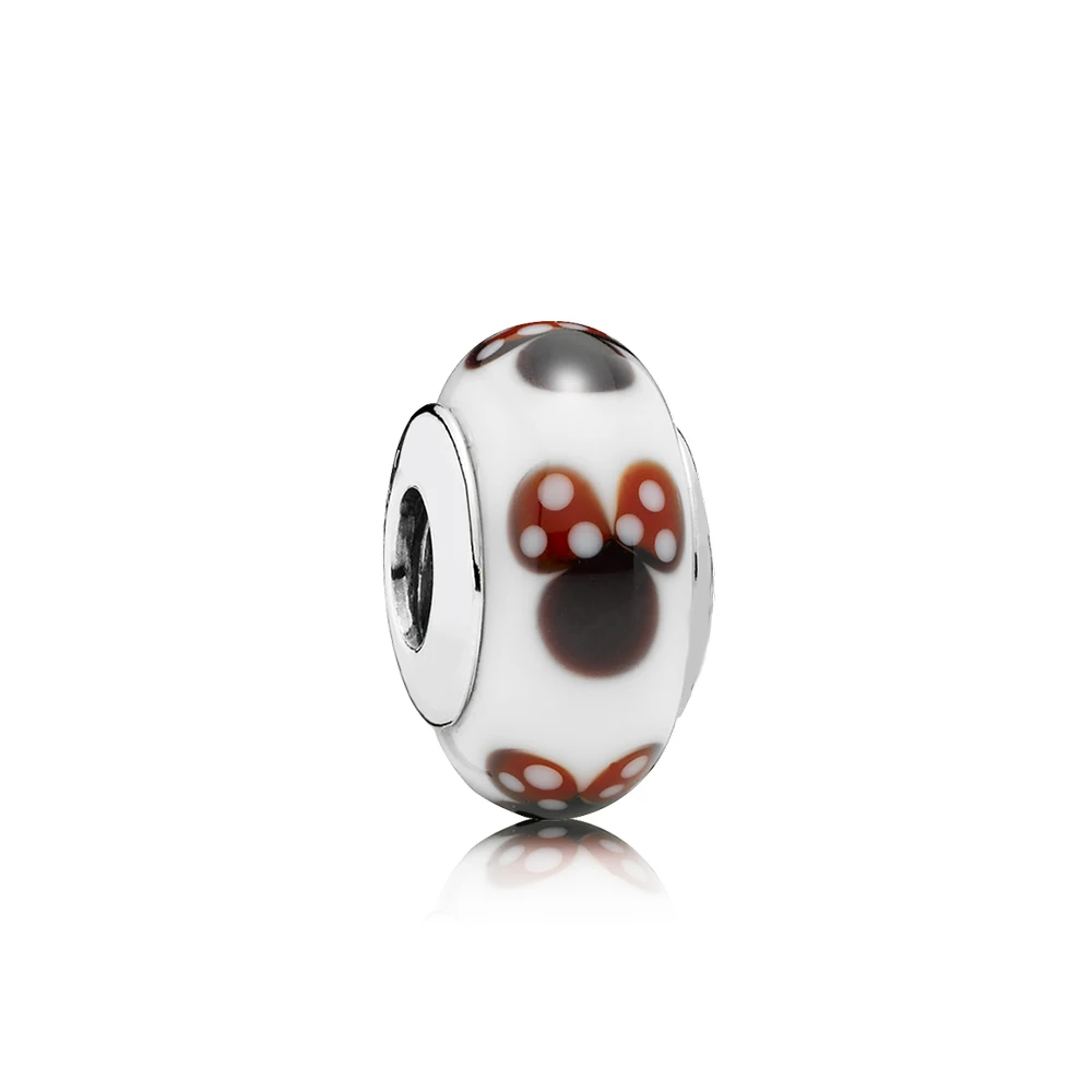 XIAOYI 925 pan charm disney Микки волнистые очки для лица разные цвета Мода diy браслет ожерелье из бисера леди