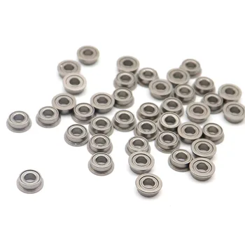 

50pcs MF52ZZ MF62ZZ MF63ZZ MF74ZZ MF83ZZ MF84ZZ To MF148ZZ Miniature Flange Bearing Thin Wall Metal Shielded Flanged Bearings