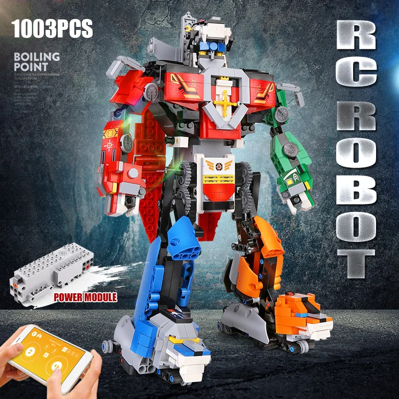 MOULD KING 15037 The APP RC Motorized Changing Robot Model