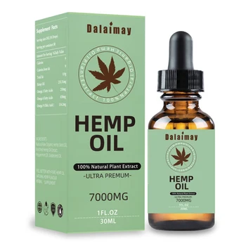 

30ml 7000mg Hemp Seed Massage Oil Relieve Pain Improve Sleeping Promote Blood Circulation Reduce Anxiety