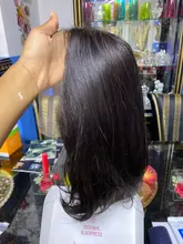 Malaika recto Bob corto frente de encaje pelucas de cabello humano 13x4 pelo brasileño peluca Bob contundente corte Bob pelucas con minimechones